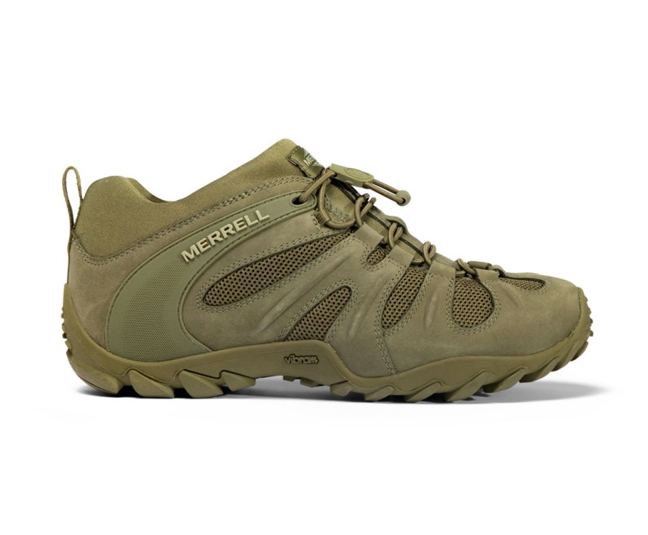 Cham 8 Stretch Para Hombre Táctico Merrell Verde Oliva Oscuro
