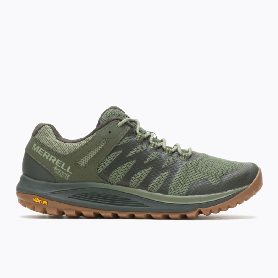 Hombre Nova 2 Gore-tex Ancho Ancho Liquen Merrell