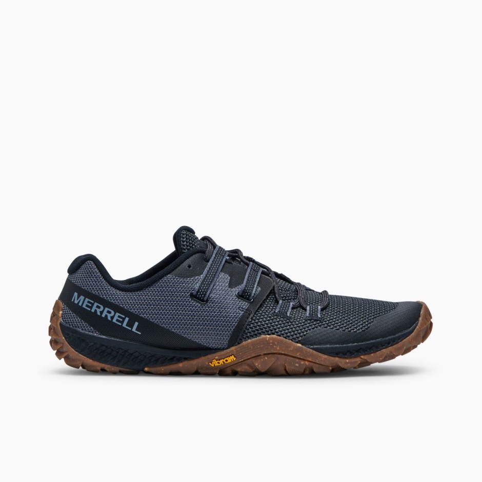 Guante Trail Hombre 6 Eco Black Gum Merrell