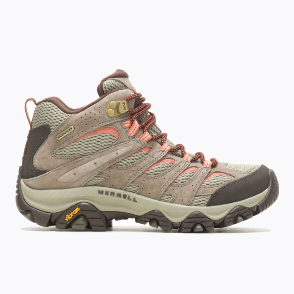 Merrell Bungee Cord Mujer Moab 3 Mid Impermeable Ancho Ancho
