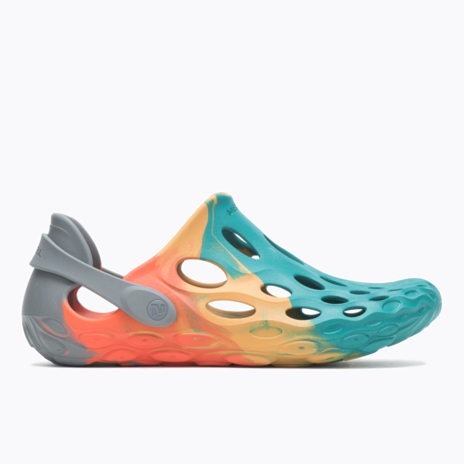 Naranja/oro/verde Azulado